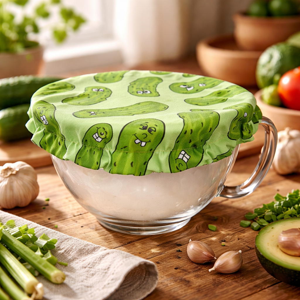 Handmade Reversible Mason Jar - Bowl Covers - Bread Dough Cover - Multi Fabric Options Available