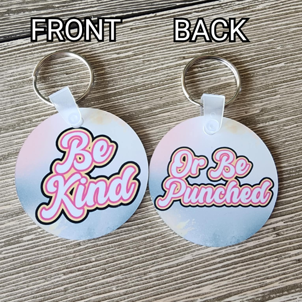 Funny Saying Keychain – 2x2 Round Metal Keychain – Humor Gift for Friends, Family, Coworkers – Small Sarcastic Gift