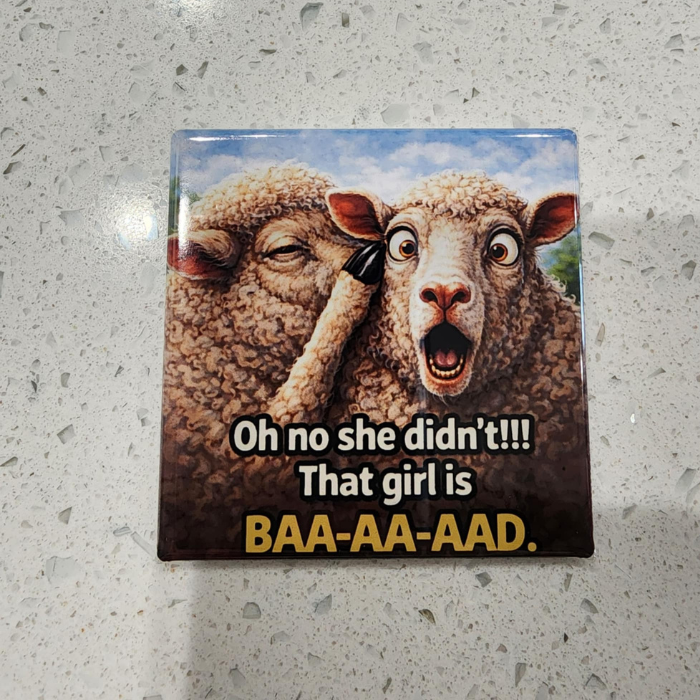 Funny Farm Animals - 2.5x2.5 Inch Kitchen Fridge Magnets