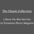 Classic Collection - 2 Hour On-Site Service - 1-2 Attendee(s) Up to 25 magnets produced on-site – $299