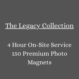 Legacy Collection - 4 Hour On- Site Service - 2-3 Attendees Up to 150 magnets produced on-site – $1,150