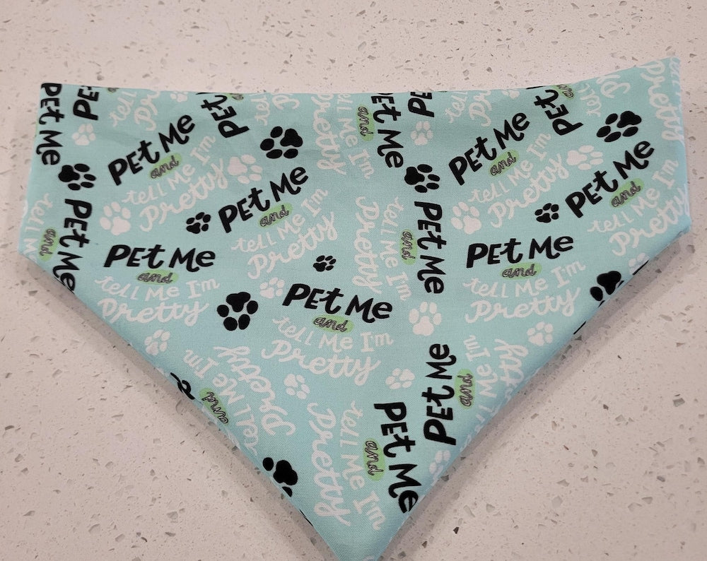 Fancy / Birthday / Pretty Pet Scrunchie Bandana - Multi Fabric Options Available